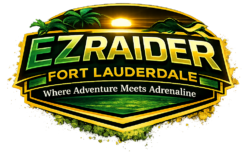 EZ Raider Fort Lauderdale logo with tagline Ride the City Own the Experience