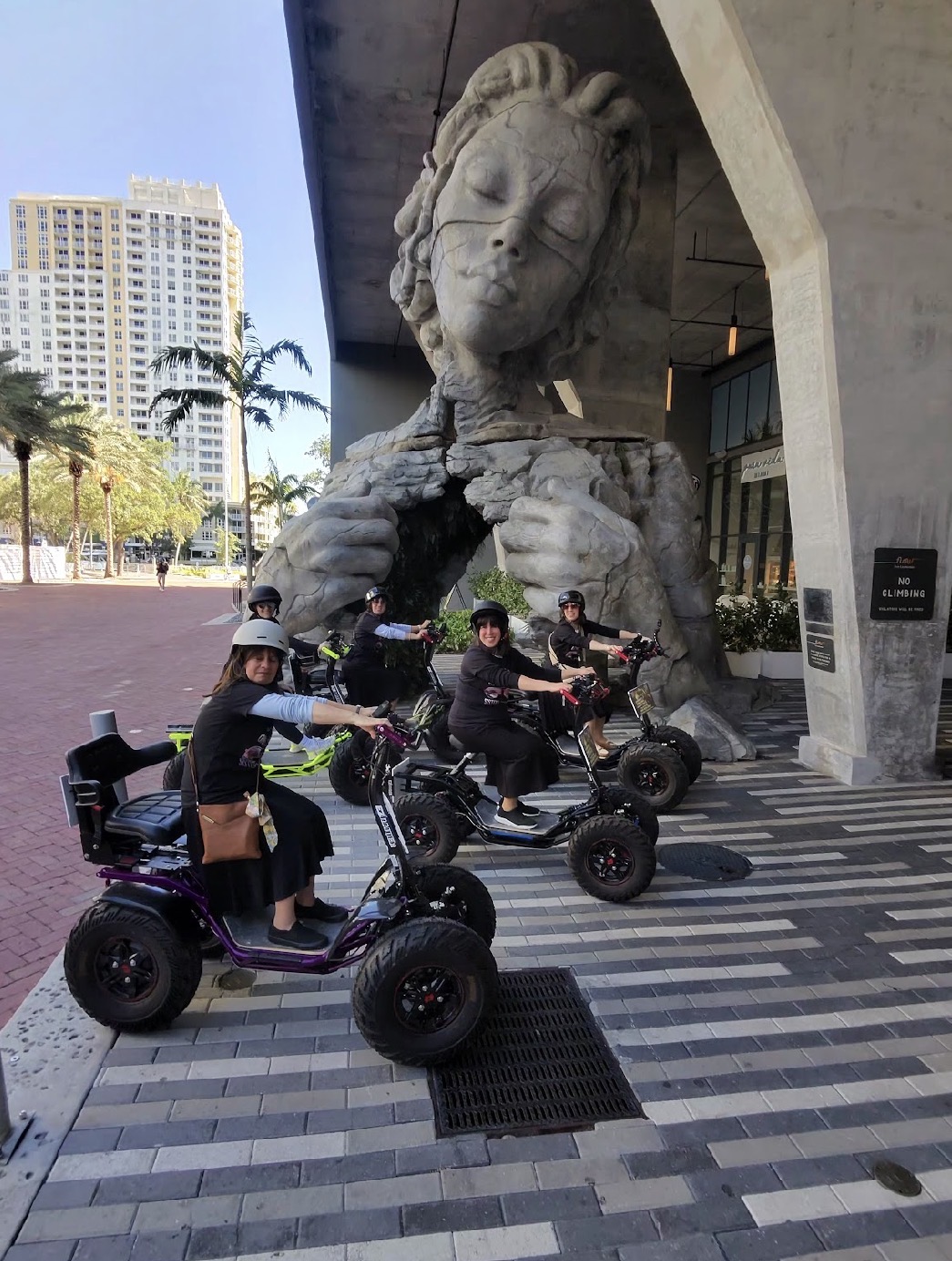 EZ Raider tour guests in Fort Lauderdale